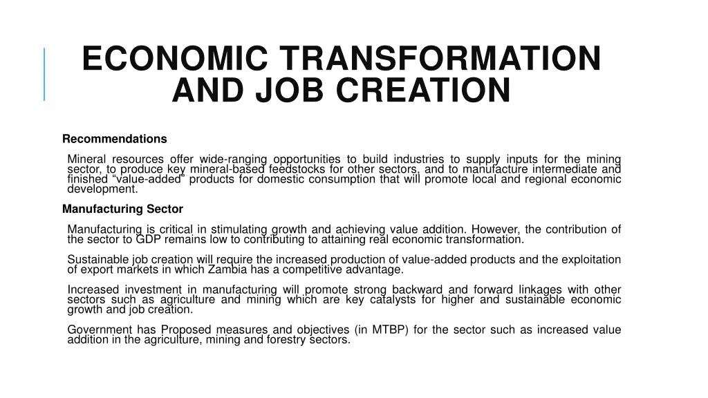 economic transformation and job creation 3