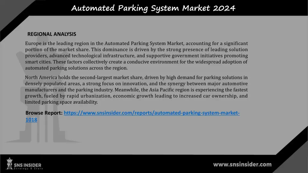 automated parking system market 2024 2
