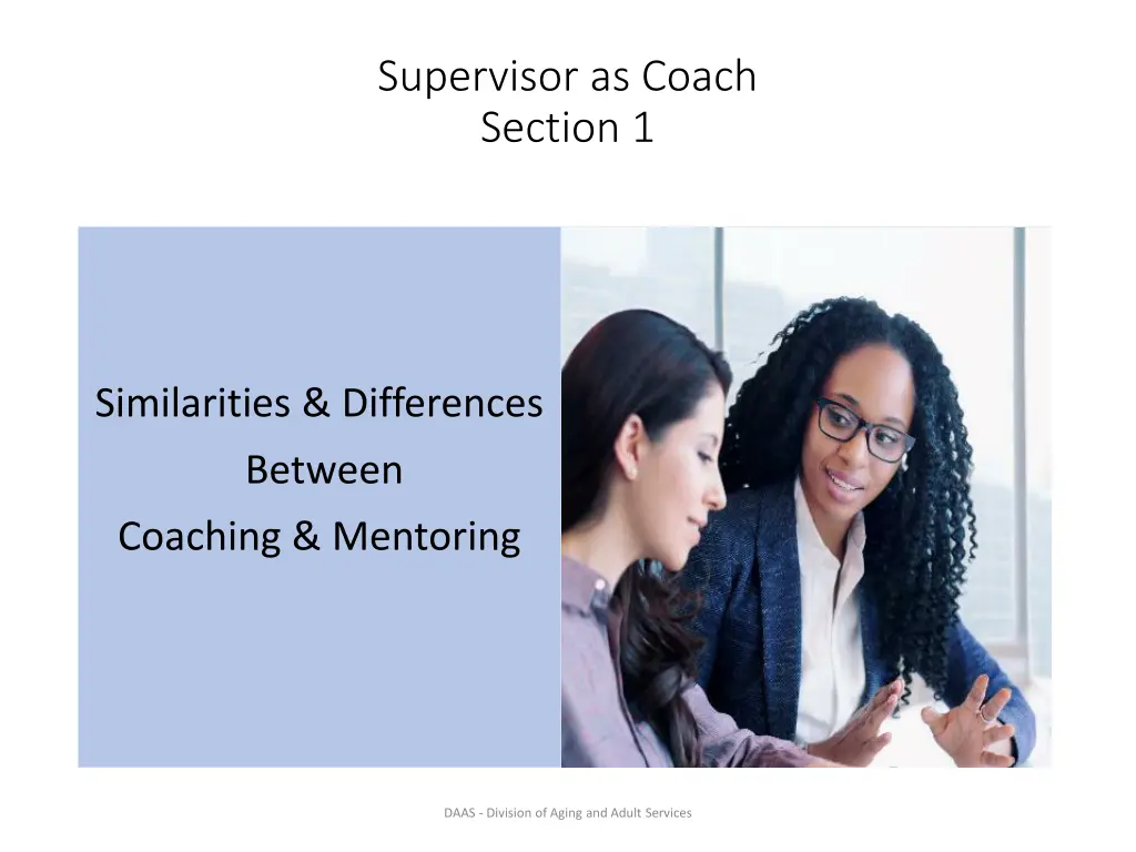 supervisor as coach section 1