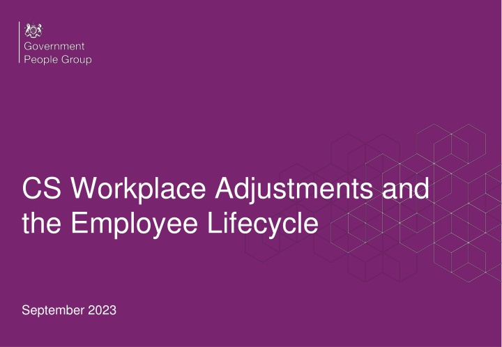 cs workplace adjustments and the employee