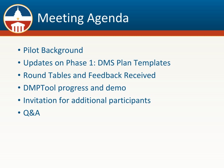 meeting agenda