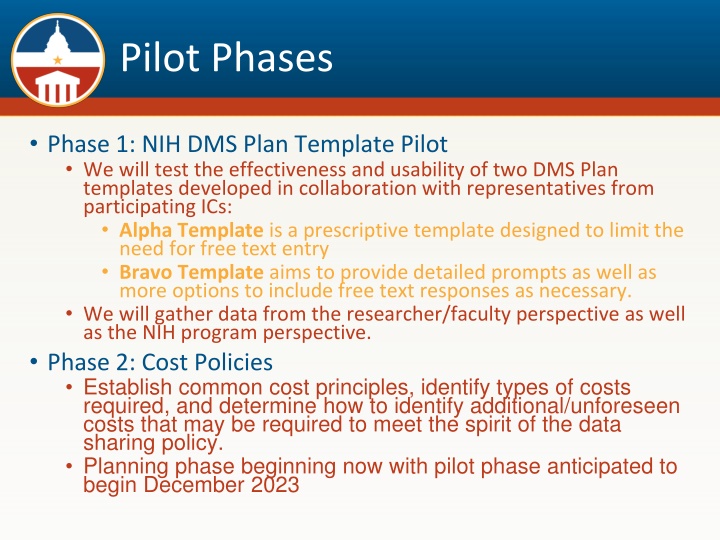 pilot phases