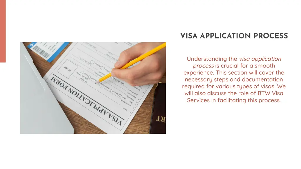 visa application process