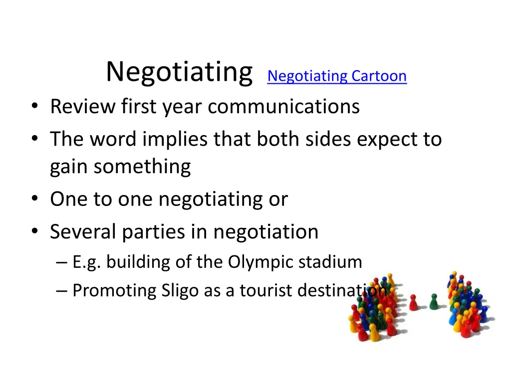 negotiating negotiating cartoon review first year