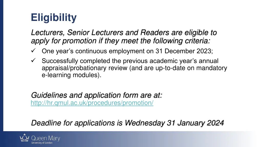 eligibility