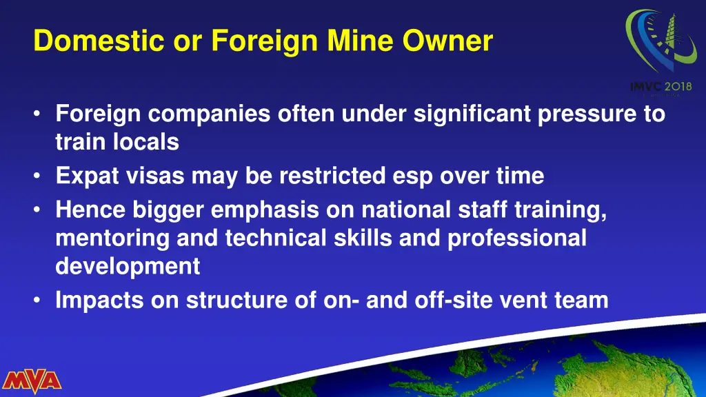 domestic or foreign mine owner