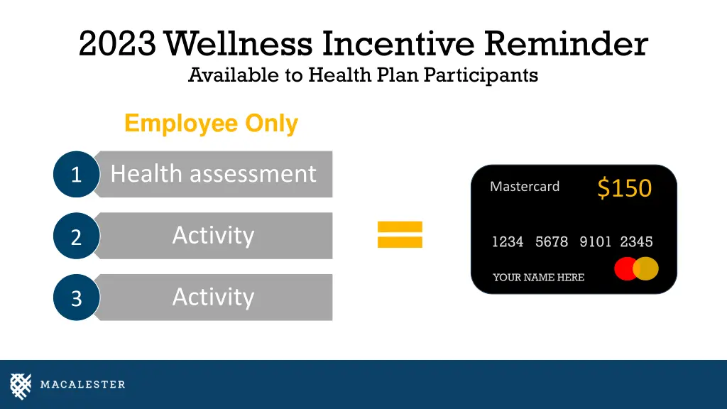 2023 wellness incentive reminder available