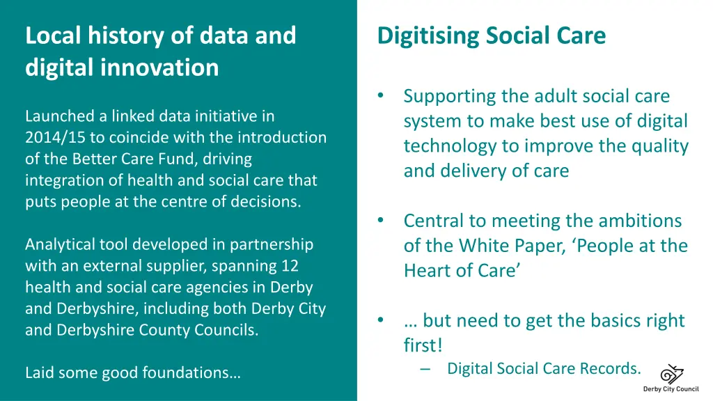 local history of data and digital innovation