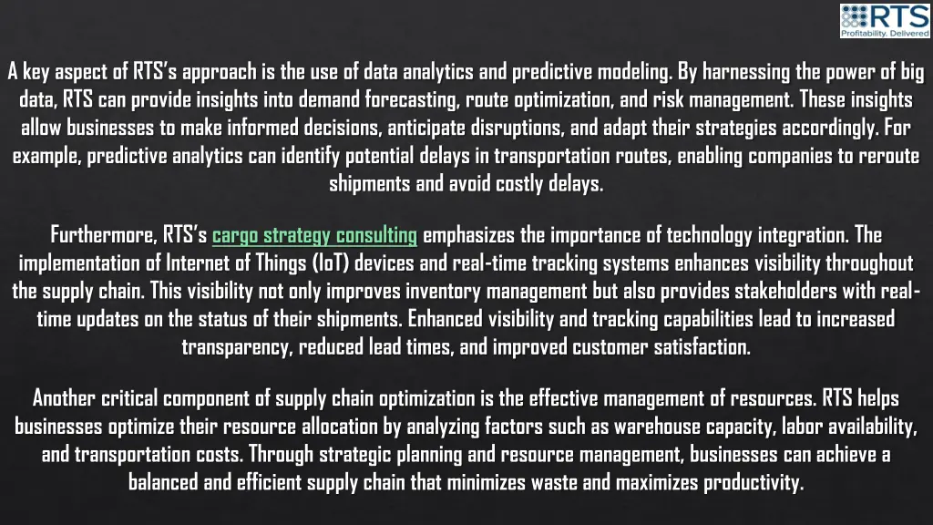 a key aspect of rts s approach is the use of data