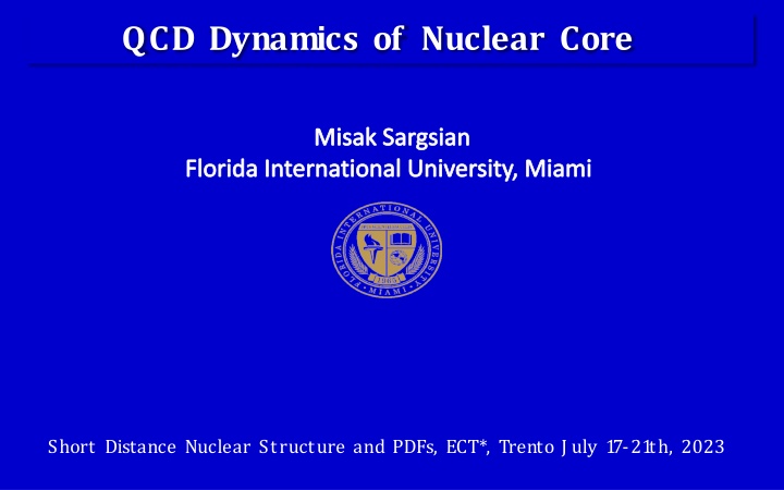 qcd dynamics of nuclear core