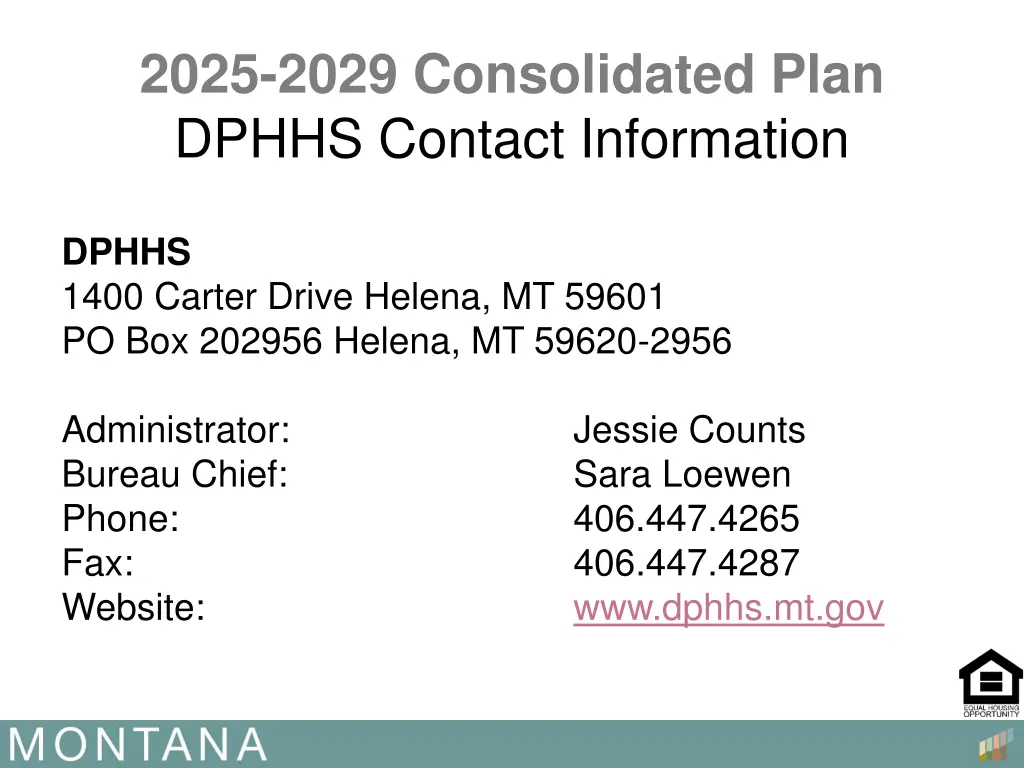 2025 2029 consolidated plan dphhs contact