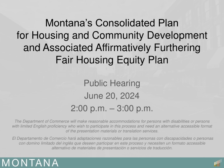 montana s consolidated plan for housing