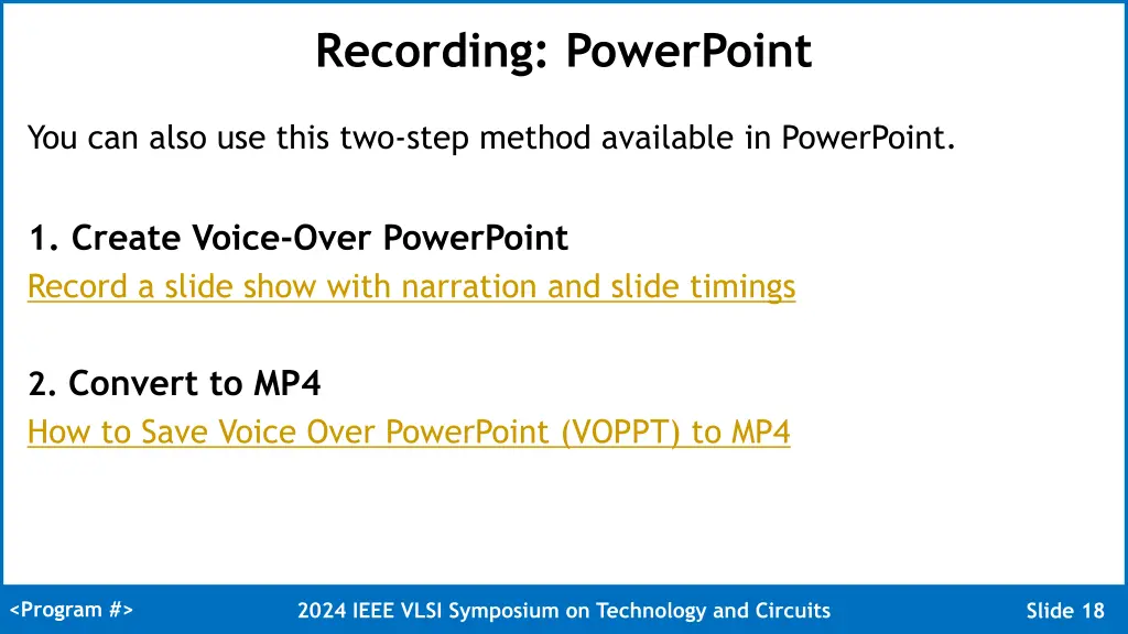 recording powerpoint