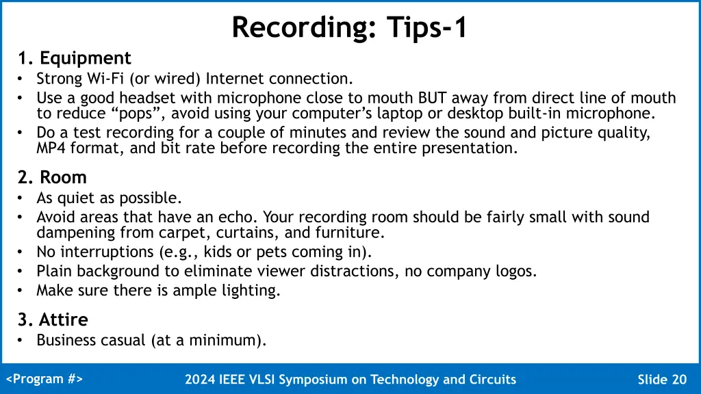 recording tips 1