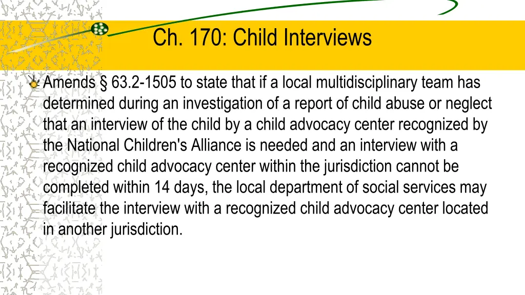 ch 170 child interviews