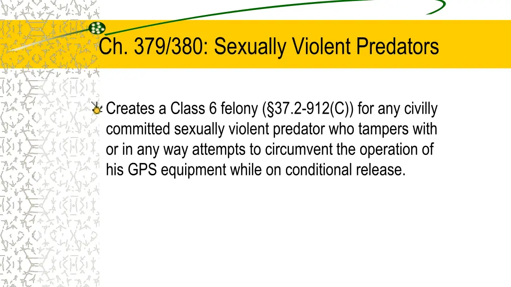 ch 379 380 sexually violent predators