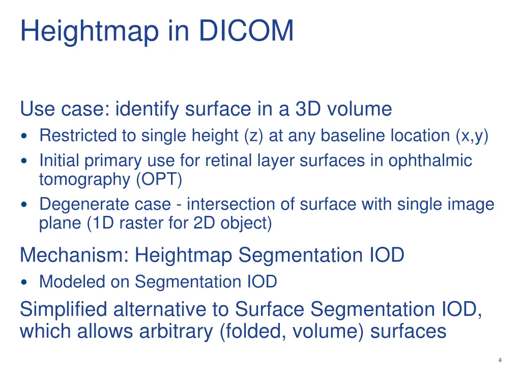 heightmap in dicom