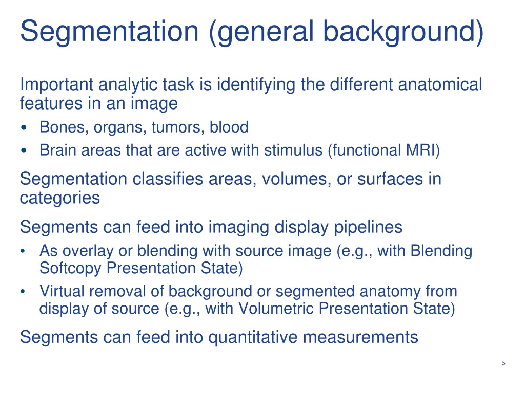 segmentation general background