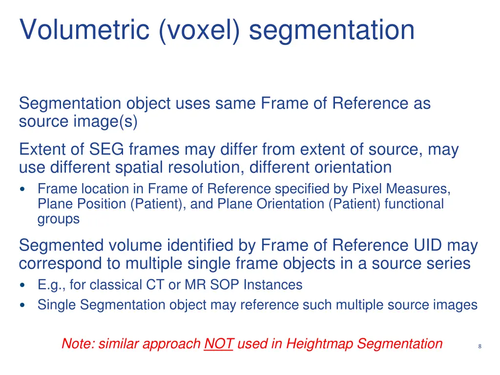 volumetric voxel segmentation