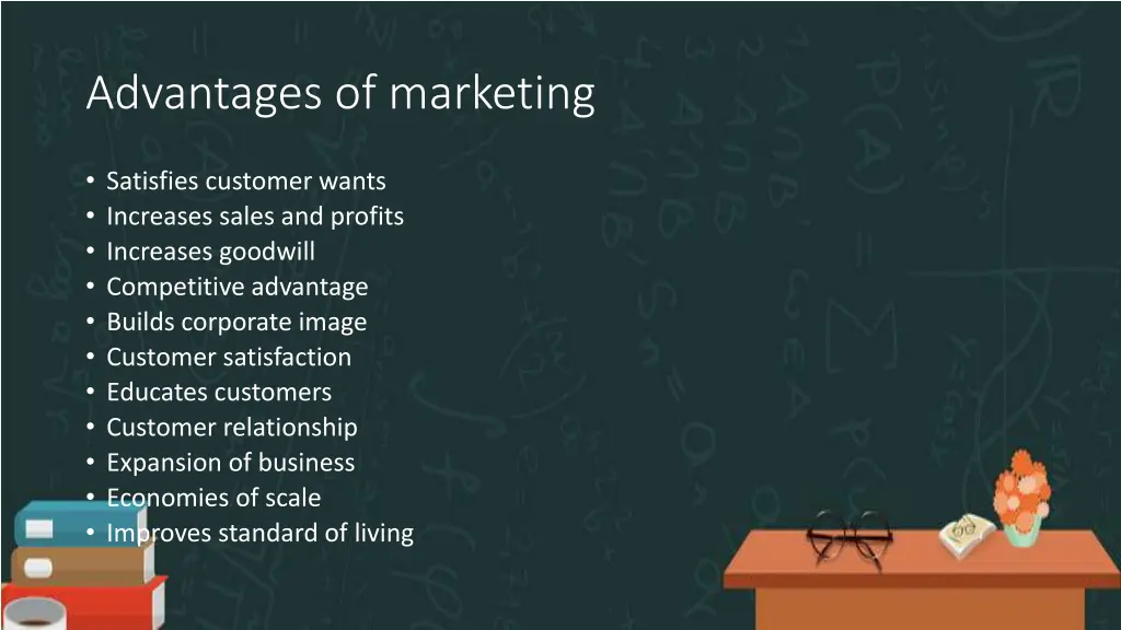 advantages of marketing