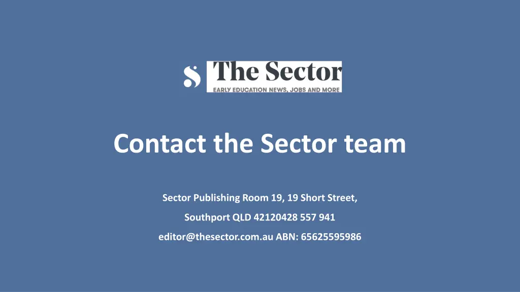 contact the sector team