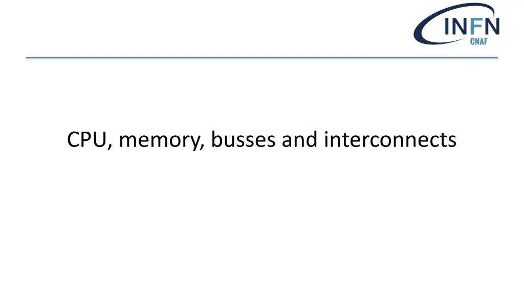 cpu memory busses and interconnects