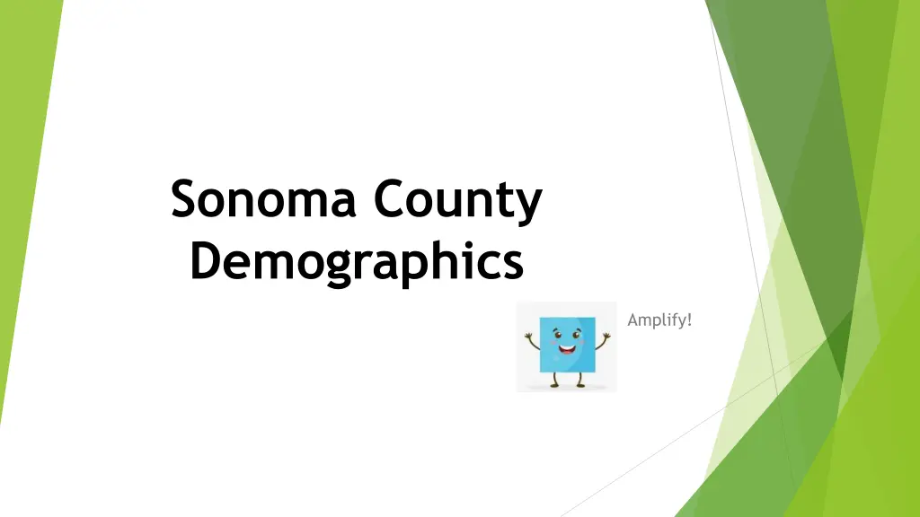 sonoma county demographics