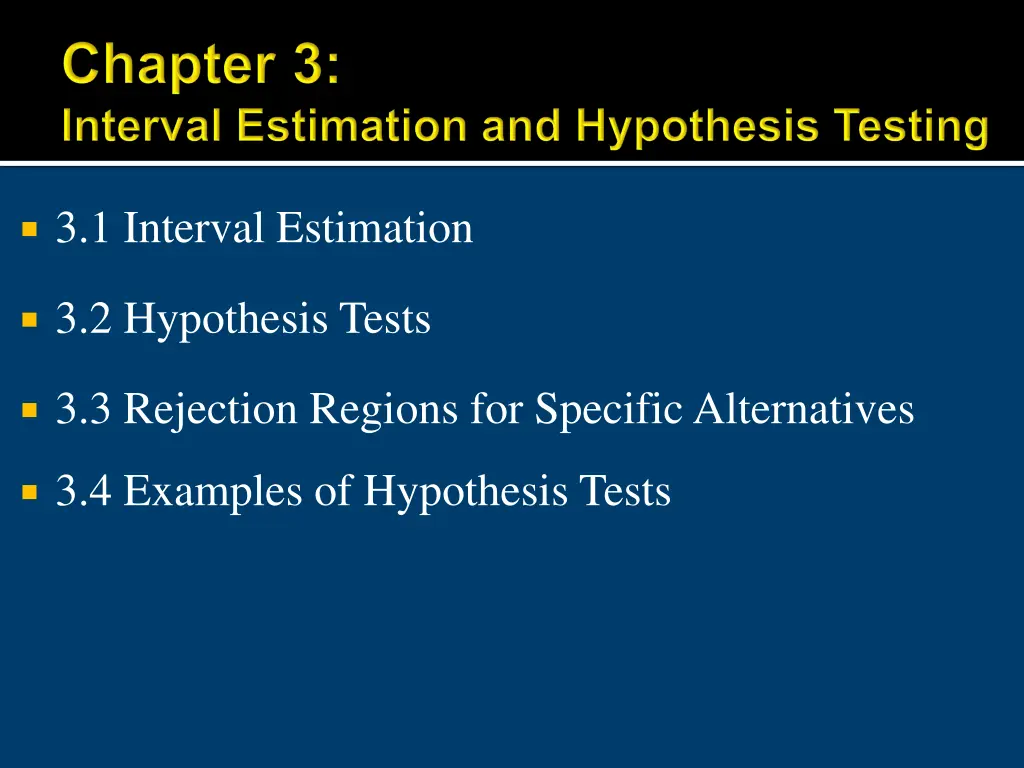 3 1 interval estimation