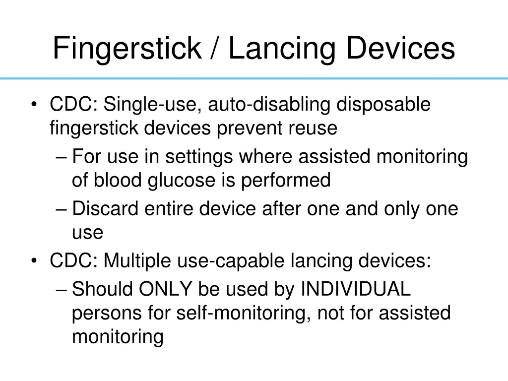 fingerstick lancing devices