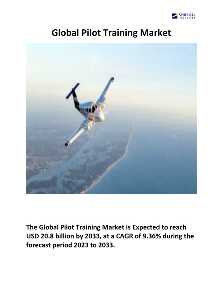 global pilot training market