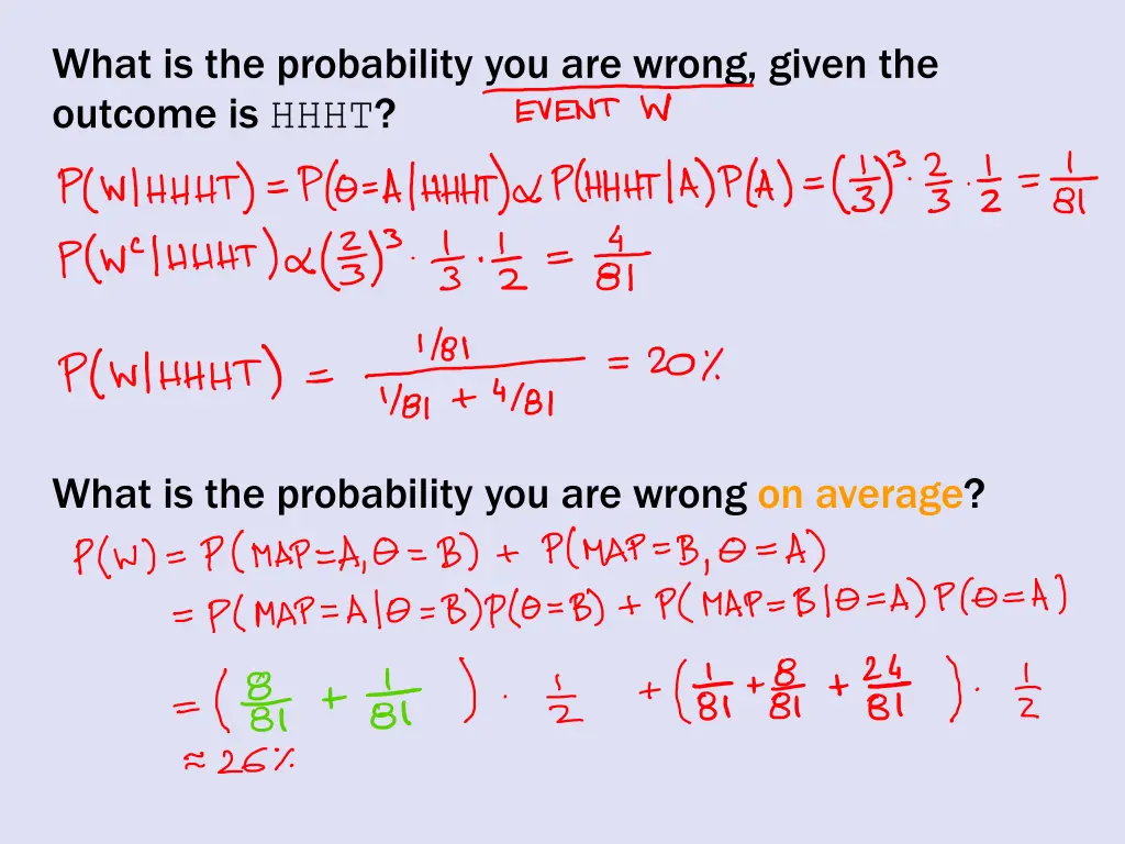 what is the probability you are wrong given