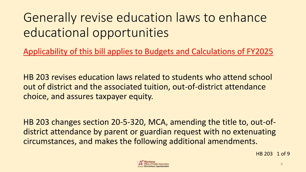 generally revise education laws to enhance