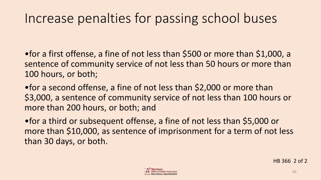 increase penalties for passing school buses 1