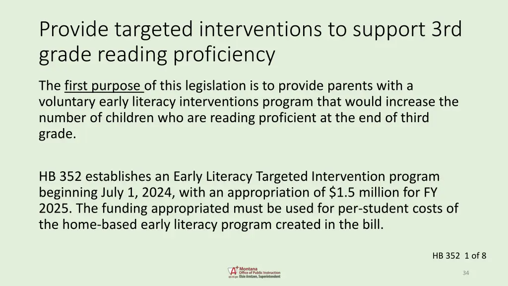 provide targeted interventions to support