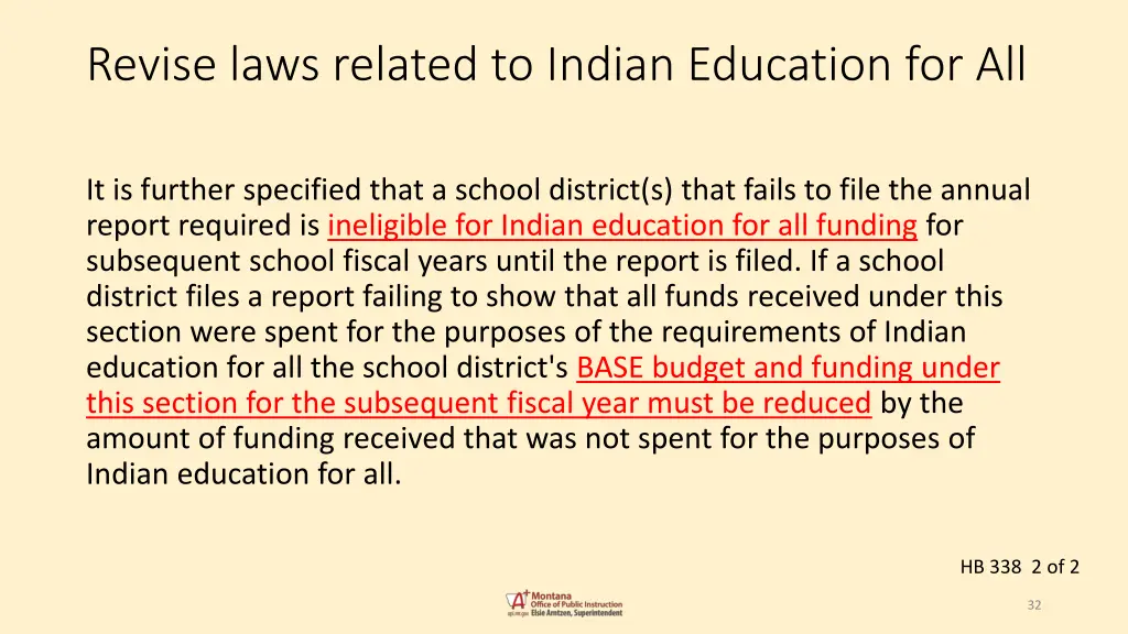 revise laws related to indian education for all 1