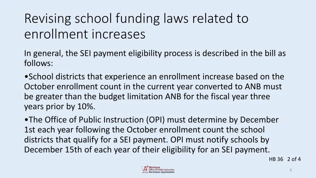 revising school funding laws related 1