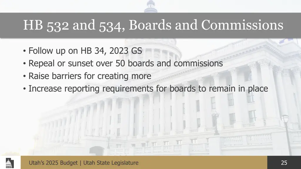 hb 532 and 534 boards and commissions