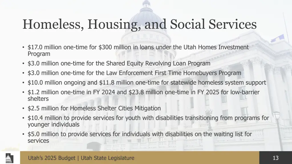 homeless housing and social services