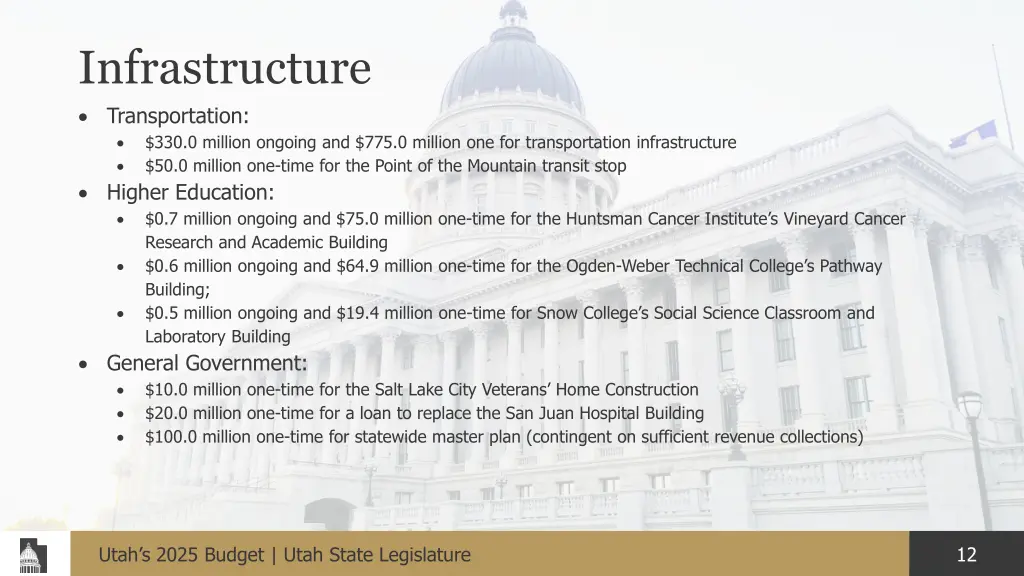 infrastructure transportation 330 0 million