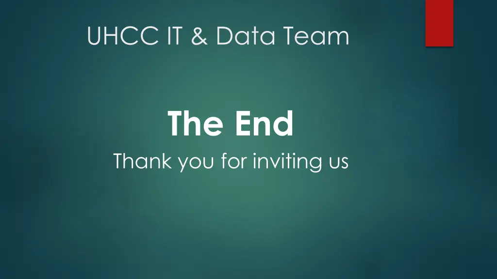 uhcc it data team 1