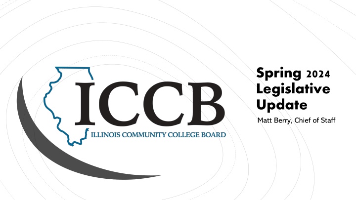 spring 2024 legislative update matt berry chief