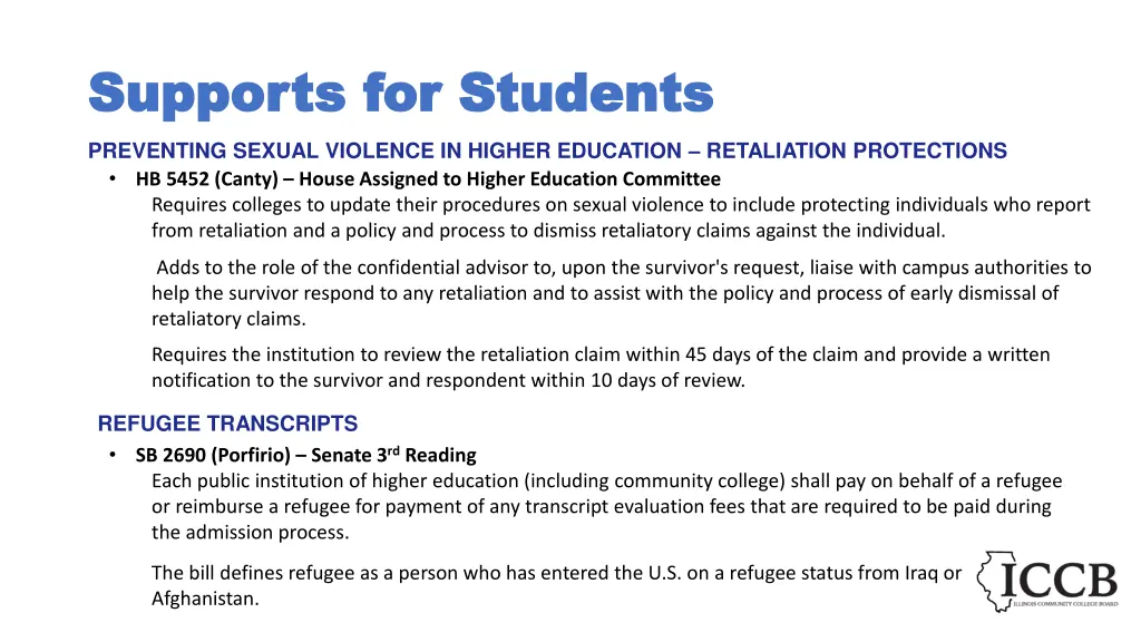 supports for students supports for students