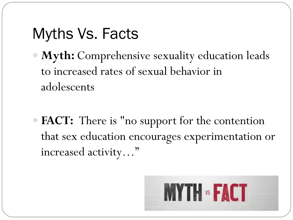 myths vs facts