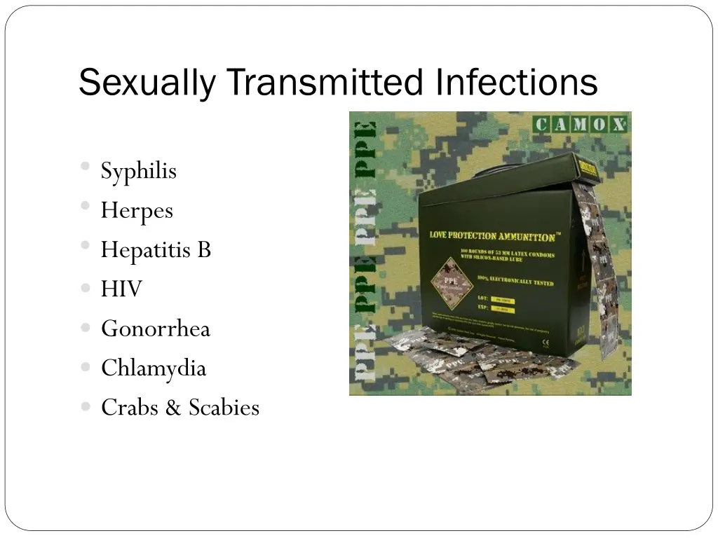 sexually transmitted infections