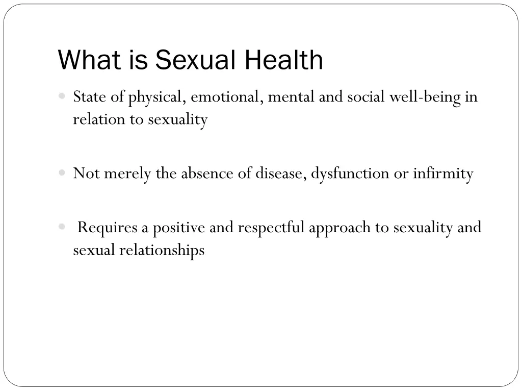 what is sexual health