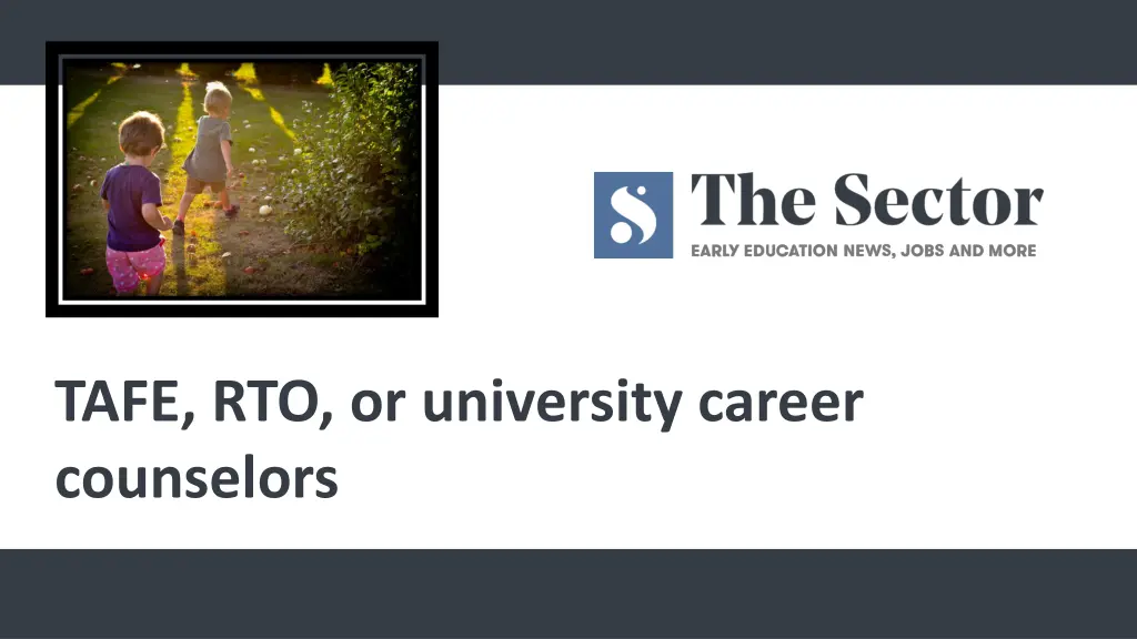 tafe rto or university career counselors