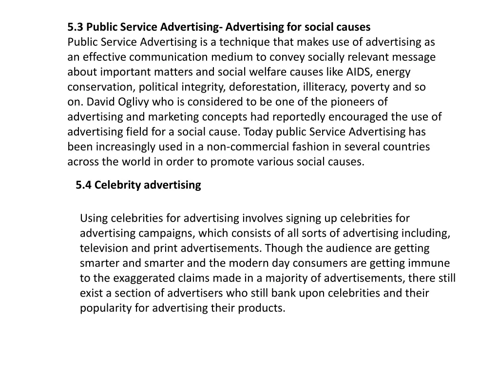 5 3 public service advertising advertising