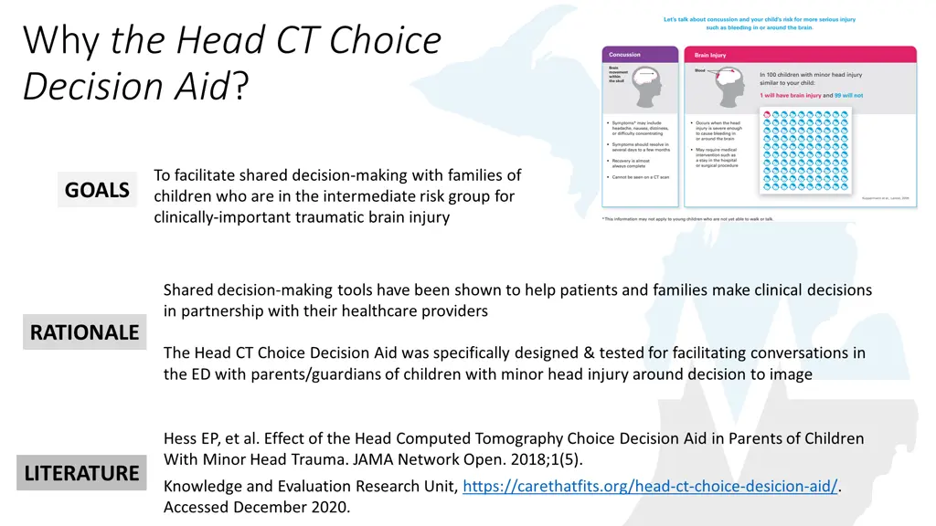 why the head ct choice decision aid