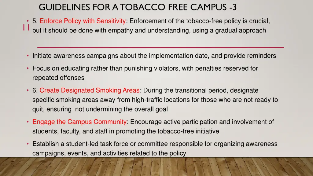 guidelines fora tobacco free campus 3