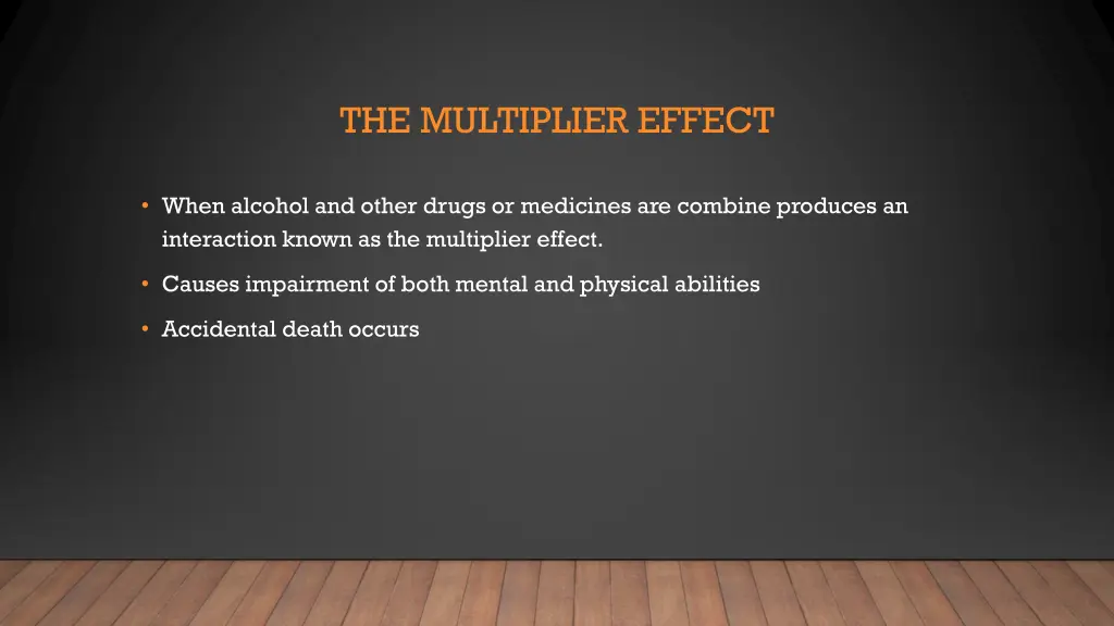 the multiplier effect